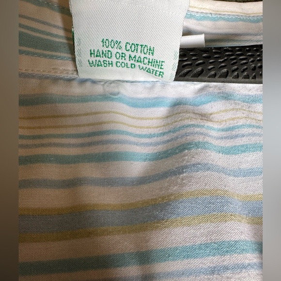 Lacoste Blue and White Striped Shirt Size XL - Picture 5 of 5